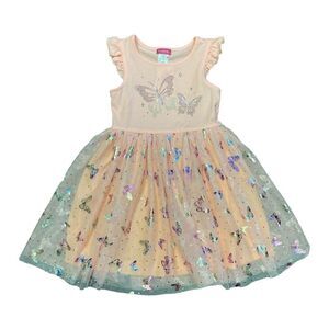 Peach Pink - Zunie Girl Trendy Comfortable Stretch Lightweight Mesh Skirt Tutu D